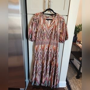 Anthro inspired colorful maxi